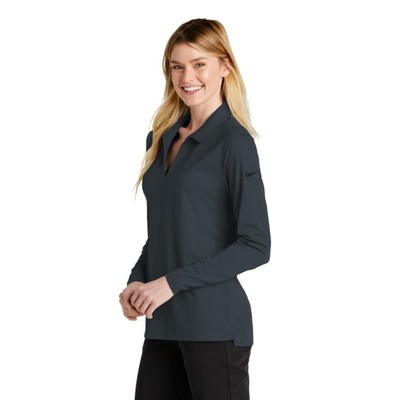 Nike® Ladies Dri-FIT Micro Pique 2.0 Long Sleeve Polo